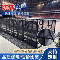 Portable Metal Crowd Control Barrier for Events and Security