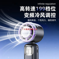 Portable Handheld Misting Fan with LED Display, USB Rechargeable, Quiet Operation for Office and Outdoor Use