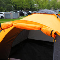 Tant Outdoor Camping Tent Double Layer Waterproof Anti-Storm Hiking Tent with Fiberglass Poles