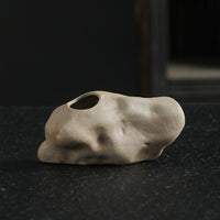 Mini Zen Ceramic Vase for Hydroponics and Decor - Stone-Inspired Design