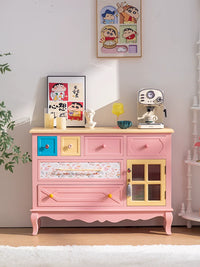 Dopamine French Style 5-Drawer Chest for Living Room Bedroom Entryway Storage