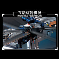Osprey V-22 Tiltrotor Aircraft Building Blocks Military Model Toy for Boys