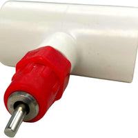 Automatic Poultry Waterer Kit for Chickens, Ducks, Geese - Thickened T-Joint Pipe & Nipple Drinkers