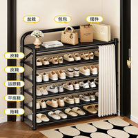 Foldable Multi-Layer Shoe Rack Dustproof Storage Organizer for Entryway and Small Spaces