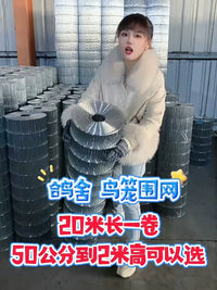 Galvanized Iron Wire Mesh Fence Panel for DIY Bird Rabbit Chicken Pigeon Cages Stainless Steel Grid Protection