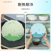 Food-Grade Silicone Bowl Lids for Food Storage, Microwave, and Leak-Proof Sealing