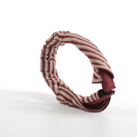 Korean Style Casual Striped Visor Hat for Women, Foldable Sun Protection Travel Cap