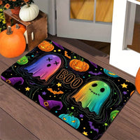 Halloween Diatomaceous Earth Absorbent Non-Slip Bath Mat for Bathroom Entryway