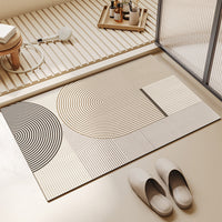 Diatomaceous Earth Absorbent Bathroom Mat Quick Dry Non-Slip Entrance Rug