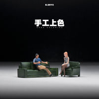 1:64 Scale Miniature Figure Models for Diorama and Macro Photography
