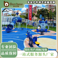 Stainless Steel Outdoor Playground Slide Combination for Parks and Communities