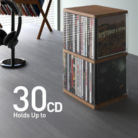 CD Storage Box Rack Book Magazine Transparent Display Shelf Album Desktop Dustproof Large Capacity Acrylic Organizer