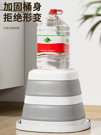 Foldable Portable Plastic Bucket for Home, Travel, Outdoor, Fishing, Car Use