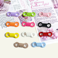 Painted Spiral Double-Head Spring Buckle for DIY Keychains and Jewelry