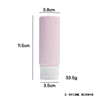 Portable Silicone Travel Bottles for Shampoo, Lotion, and Toiletries