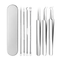 Professional Blackhead Remover Kit - Pimple Extractor Tools with Storage Case