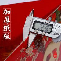 2026 Year of the Horse Chinese Style Wall Calendar with Fu Character Hanging Tag