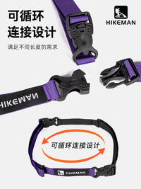 Multi-Purpose Luggage Straps for Outdoor Camping, Tent, Backpack, Sleeping Bag - 2 Pack