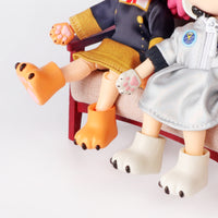 OB11 Cat Paw Doll Shoes for 1/12 BJD Dolls