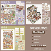 Manxiang Time 1.0 3D Diorama Stickers for DIY Miniature Scenes