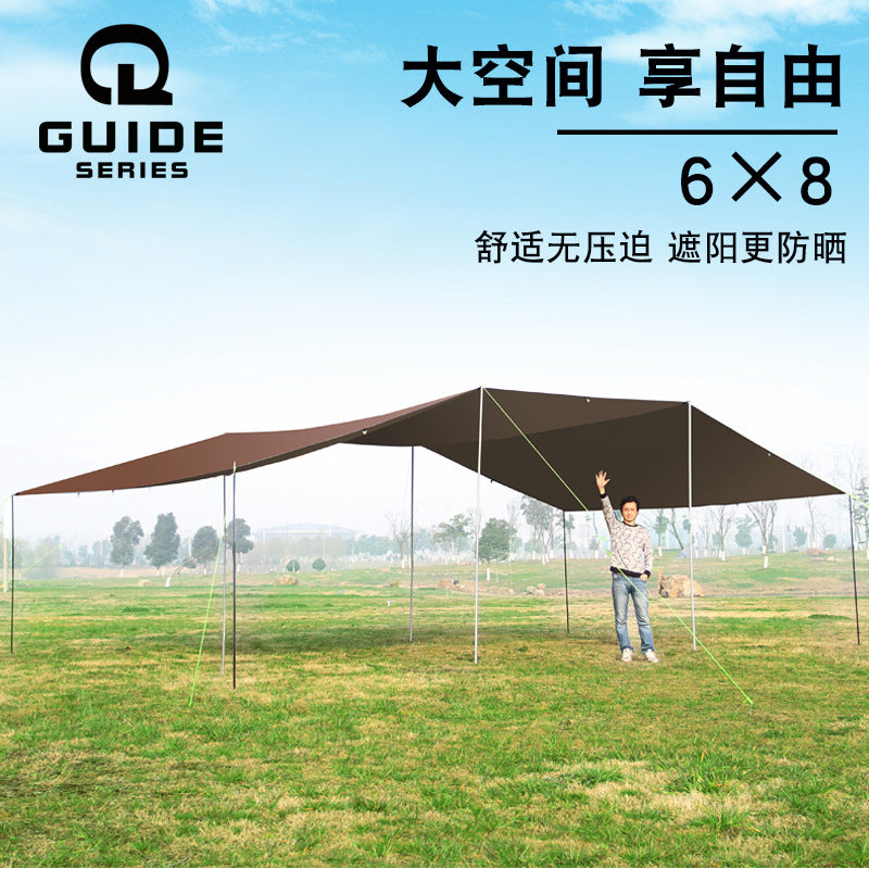 Extra Large Waterproof Sunshade Tarp for Camping and Outdoor Activities