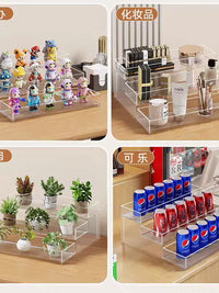 Tiered Countertop Display Rack for Snacks and Small Items