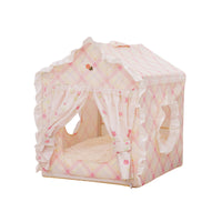 Cat Tent Bed Four Seasons Universal Semi-Enclosed Winter Warm Cat House Princess Nest Removable Washable