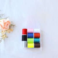 New Colorful Sewing Machine Thread Multi-color Braided Rope Garment Overlock Thread Spool Wholesale