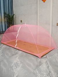 Portable Pop-Up Mosquito Net Tent for Adults - Foldable, Easy Installation for Dorms, Camping, Outdoor Use
