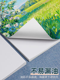 Thick 600g Canvas Texture Cardstock for Acrylic and Gouache Painting, Various Sizes