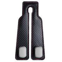 Car Seat Back Headrest Hooks with Faux Suede Leather and Zinc Alloy/ABS