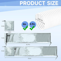 Portable Air Conditioner Insulation Sleeve Waterproof Flame Retardant Hose Cover