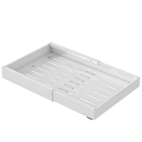 Pull-Out Under-Sink Cabinet Organizer Rack, Expandable Dish Bowl Spice Storage Basket for Kitchen