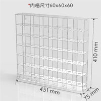 Acrylic Table Tennis Ball & Billiard Ball Display Case, Dustproof Storage Box, No-Glue Assembly, for Numbered Balls
