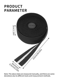 Road Bike Handlebar Tape Silicone Wrap Anti-slip Shock-absorbing Handle Grip Cycling Equipment
