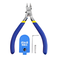 SITELI Model Nipper Set for Gundam and Plastic Model Kits - Single and Double-Edged Thin Blade Cutters