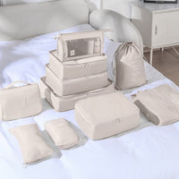 Travel Storage Bags Set for Clothes & Toiletries, Luggage Organizer for Business Trips & Vacations