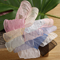 Wrinkled Organza Ribbon for DIY Crafts, Hair Accessories, Floral Arrangements, and Gift Wrapping