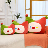 Cute Clown Plush Pillow Soft Stuffed Doll Home Decor Kids Birthday Gift