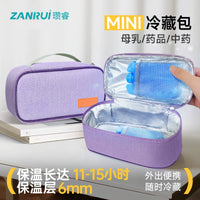 Portable Insulin Cooler Bag with Ice Packs for Medication and Breast Milk Storage