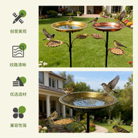 Shepherd Hook Outdoor Bird Feeder Hanger Garden Plant Stake Wedding Decor Metal Ground Insert