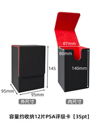 PSA Graded Card Storage Box for TCG/CCG, Sports, and Collectible Cards - Compatible with Magic, Pokemon, and Yu-Gi-Oh!