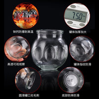 Glass Cupping Set Thickened Massage Cupping Jars for Professional Spa and Beauty Salons