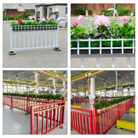 Urban Road Landscape Flower Box Guardrail Zinc Steel Safety Fence for Traffic Isolation