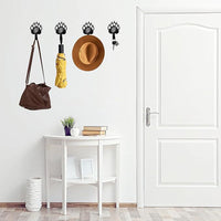 Animal Dog Metal Wall Hook Rack for Keys and Home Decor