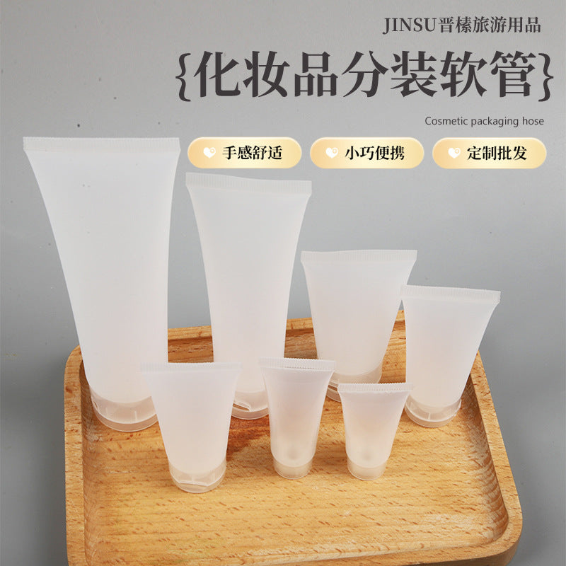 5-100ml Cosmetic Soft Tube Bottles for Creams, Lotions, and Gels - Refillable Plastic Packaging
