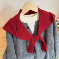 Korean Style Knitted Scarf and Hat Set for Autumn/Winter - Warm Neck Protection