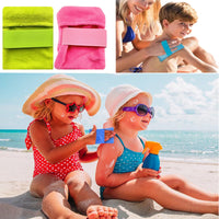 Beach Sand Remover Bag for Body and Gear, Sand-Off Mitt