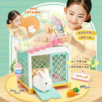 Mimiworld Bonnie Bunny House Simulation Electric Pet Play House Toy for Girls