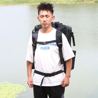 Hard Shell Fishing Chair Bag with Wheels, Thickened Waterproof Steel Wire Fishing Tackle Backpack